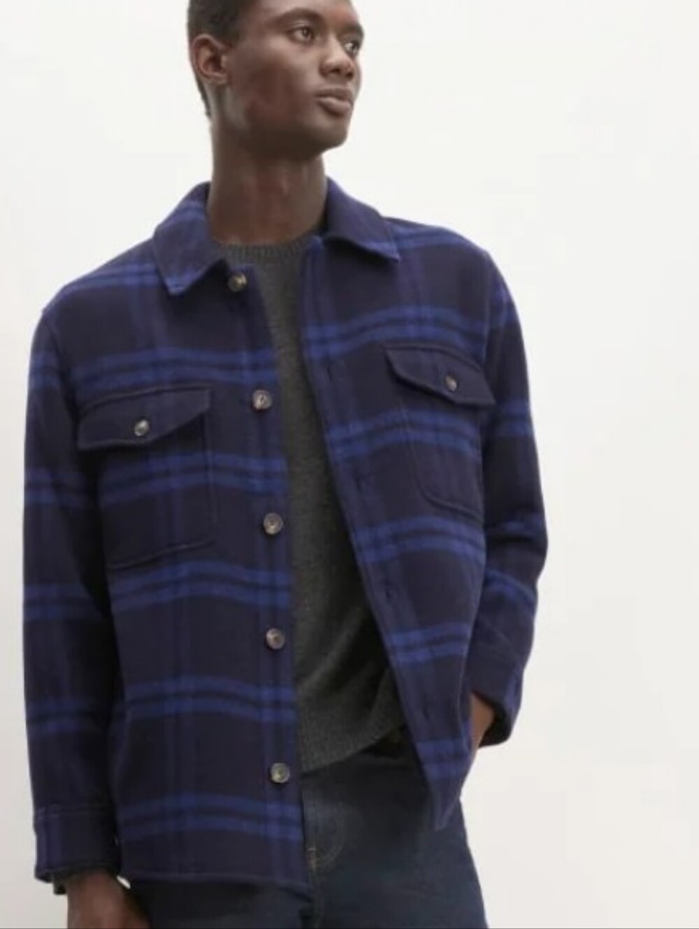 🆕EVERLANE The ReWool® Oversized Shirt Jacket